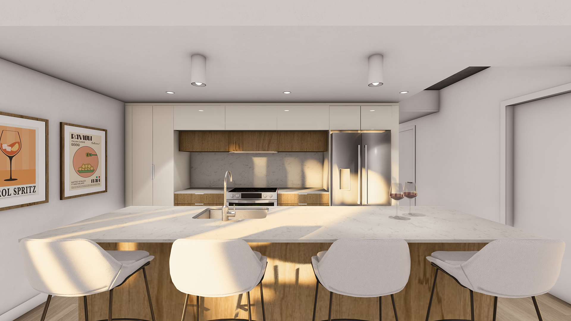 Logement pâle