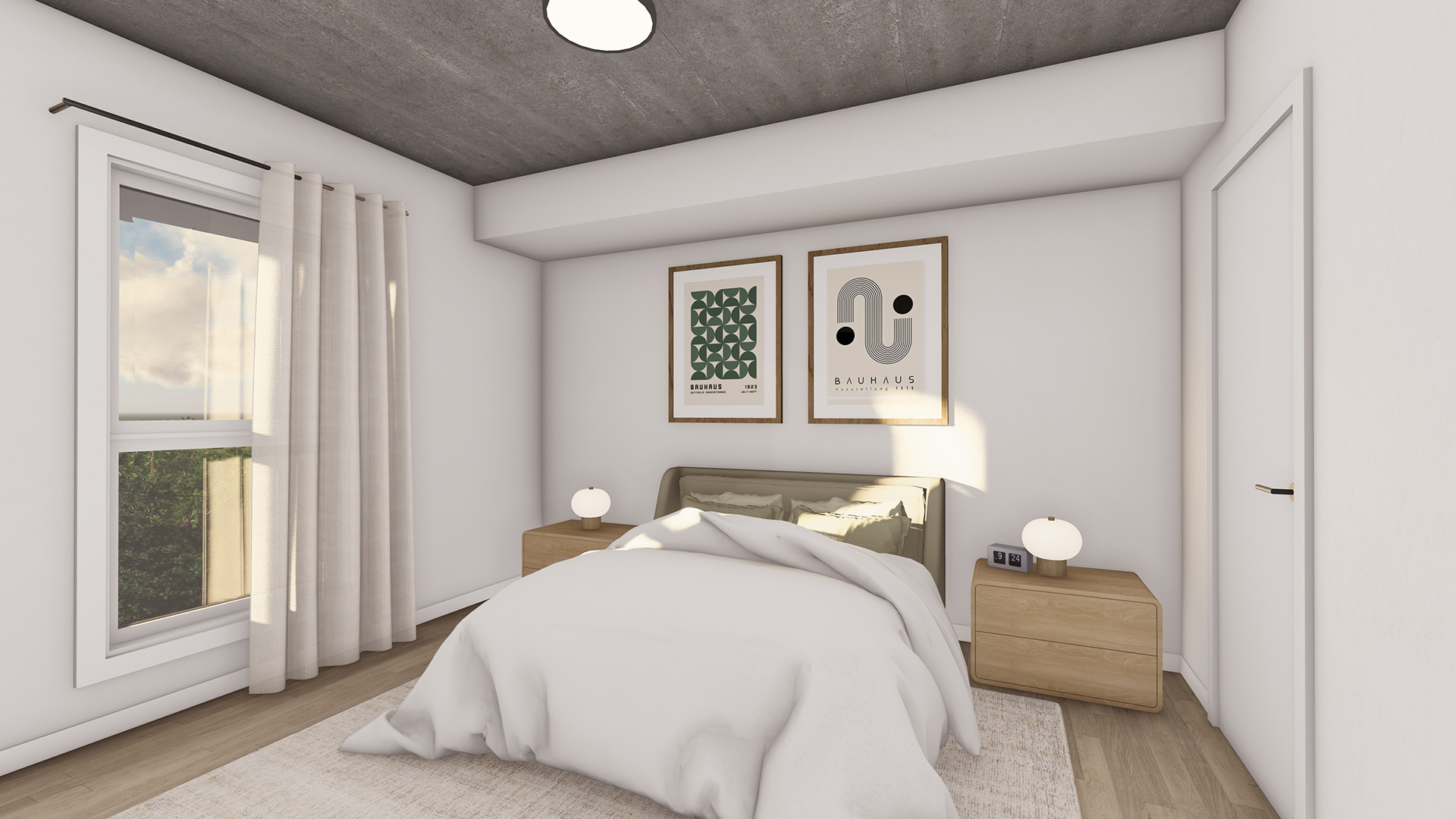 Logement pâle