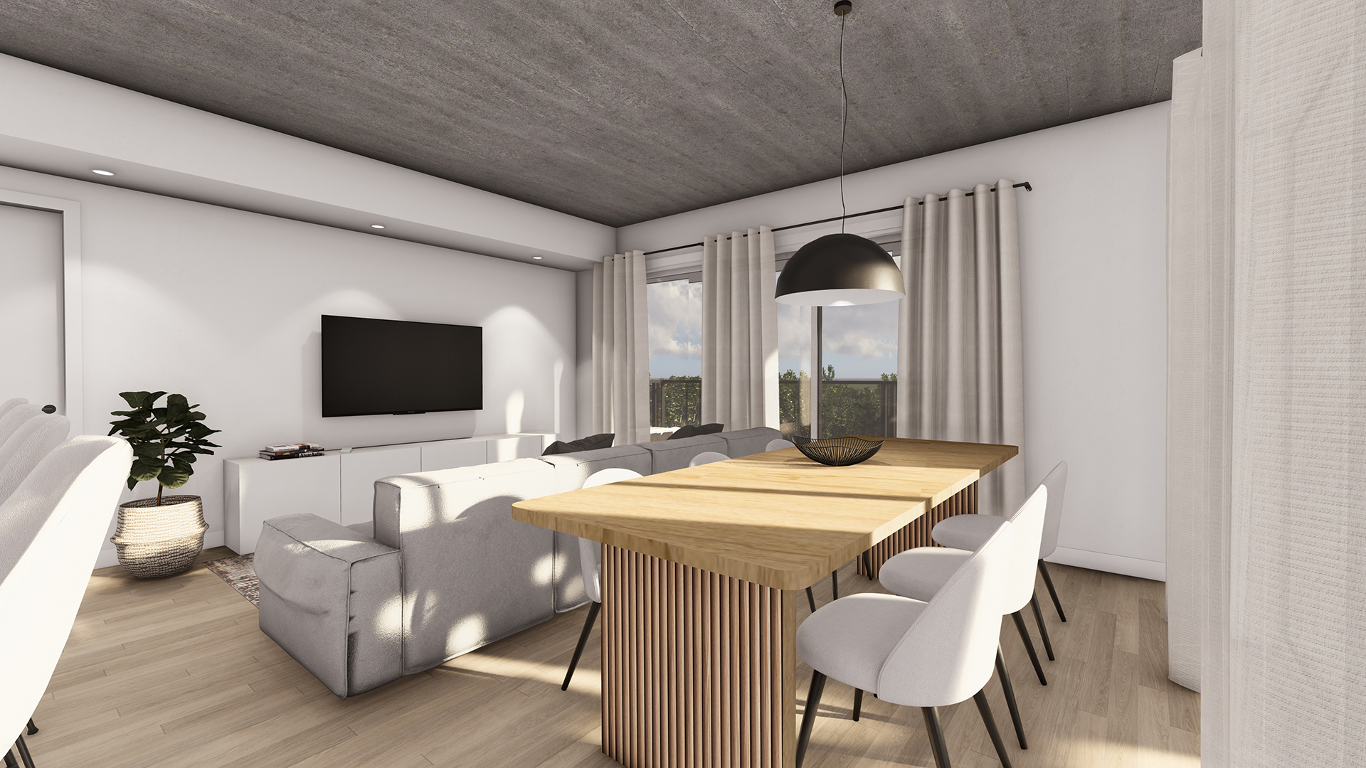 Logement pâle